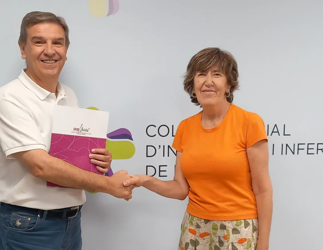 El Col·legi Oficial d'Infermeres i Infermers de Lleida (COILL) renova la seva col·laboració amb l'IRBLleida