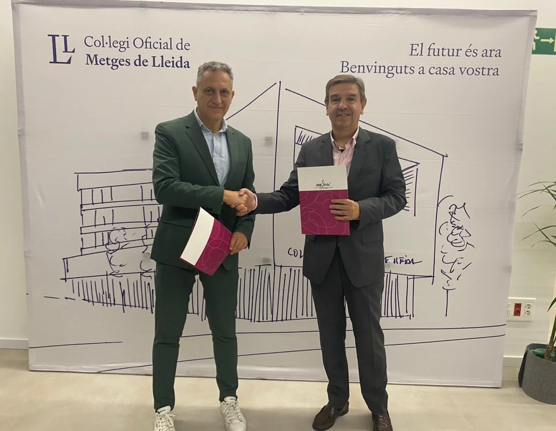El Col·legi Oficial de Metges de Lleida renova la col·laboració amb l'IRBLleida