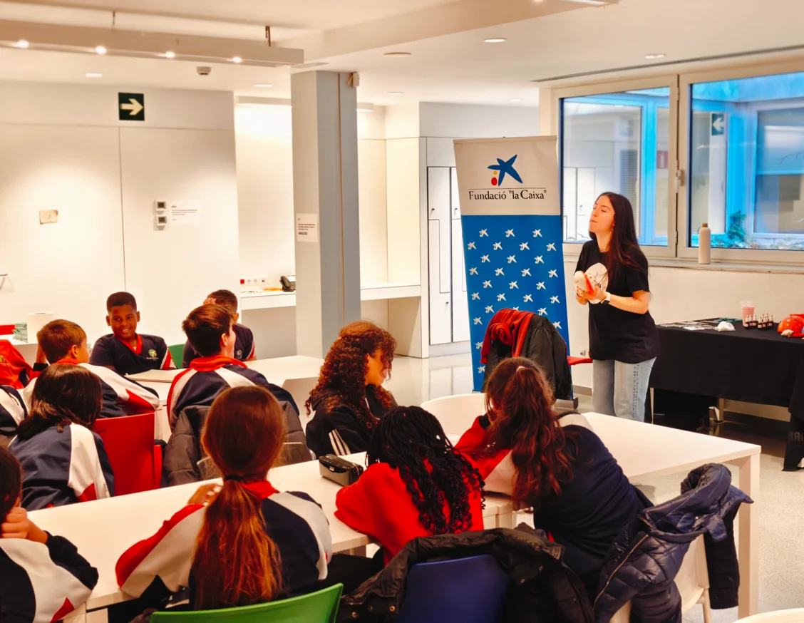 About 750 children in 1st ESO carry out a scientific workshop at IRBLleida in the 2024-2025 academic year