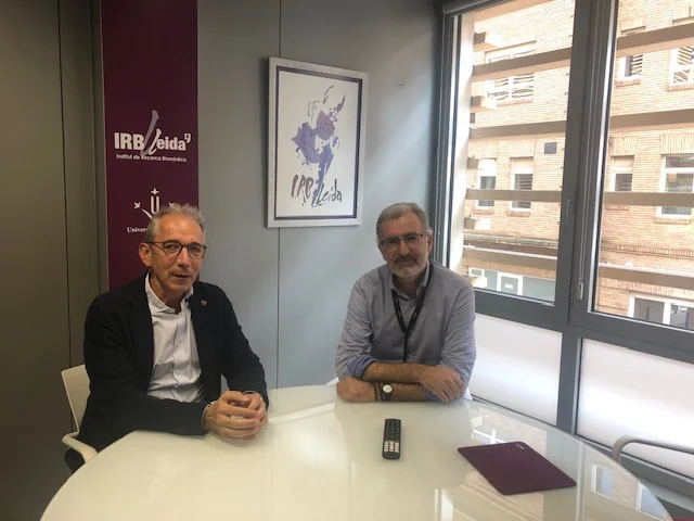 Reunió entre el Consell Social de la UdL i l'IRBLleida