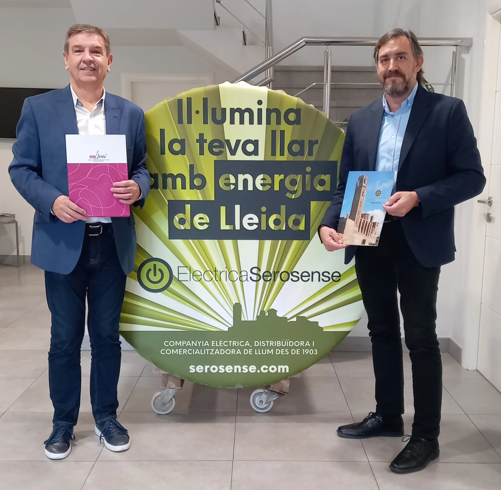 Elèctrica Serosense renews its collaboration with the IRBLleida