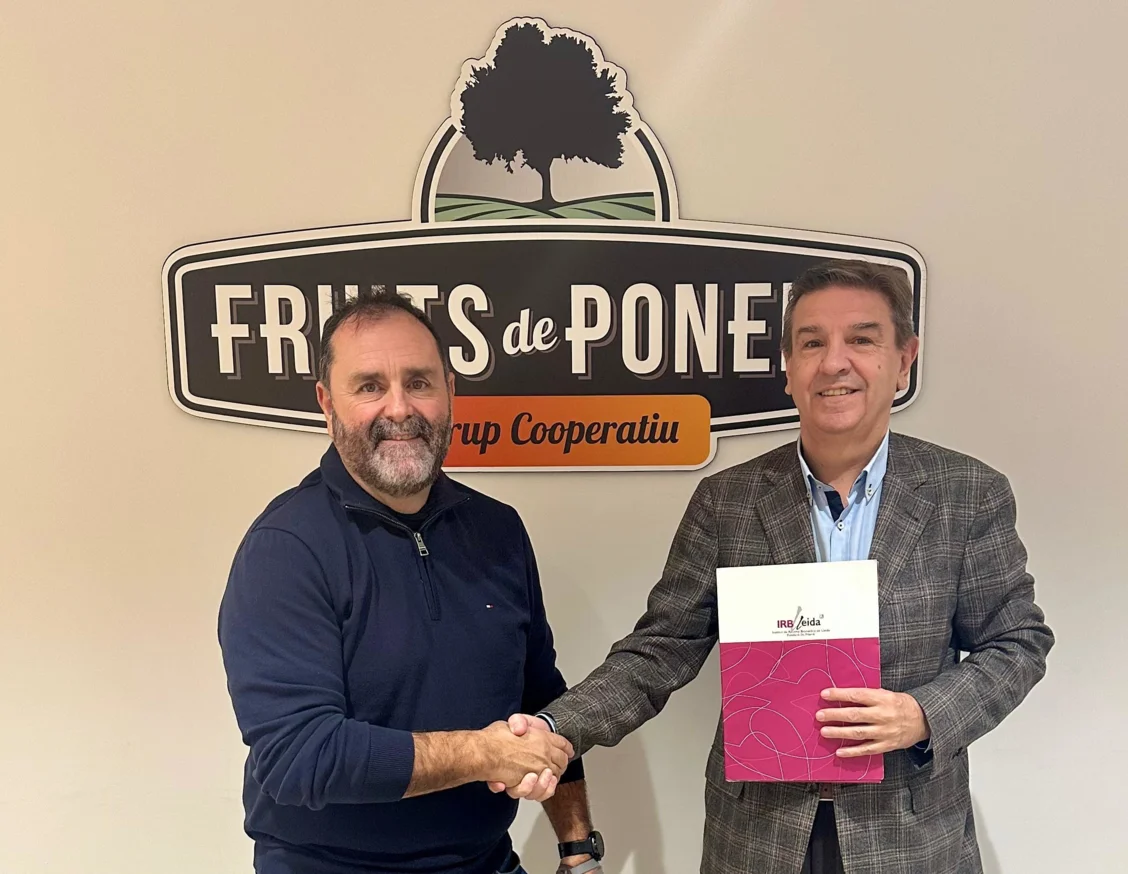 Fruits de Ponent renueva su colaboración con el IRBLleida