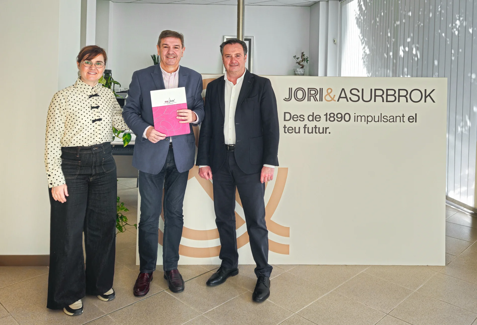 JORI&ASURBROK renova la seva col·laboració amb l’IRBLLeida