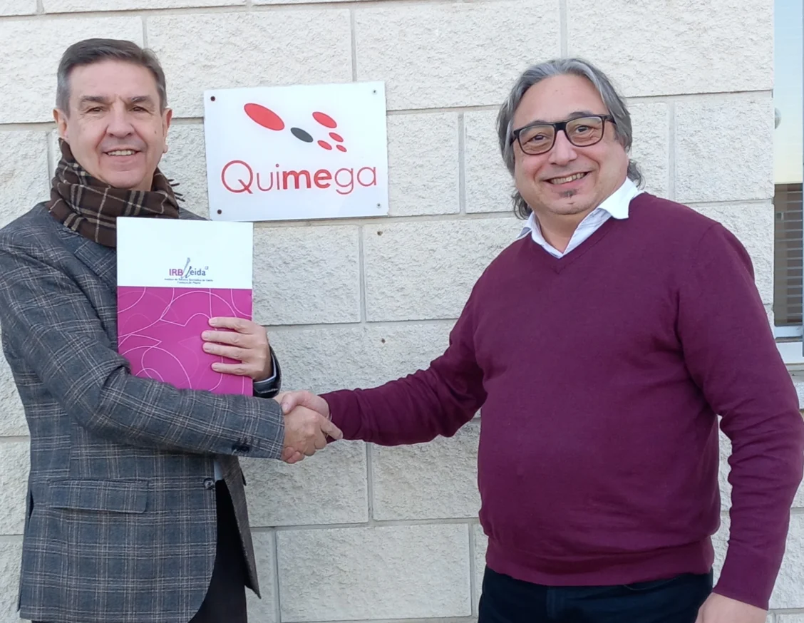  Quimega renueva su colaboración con el IRBLleida