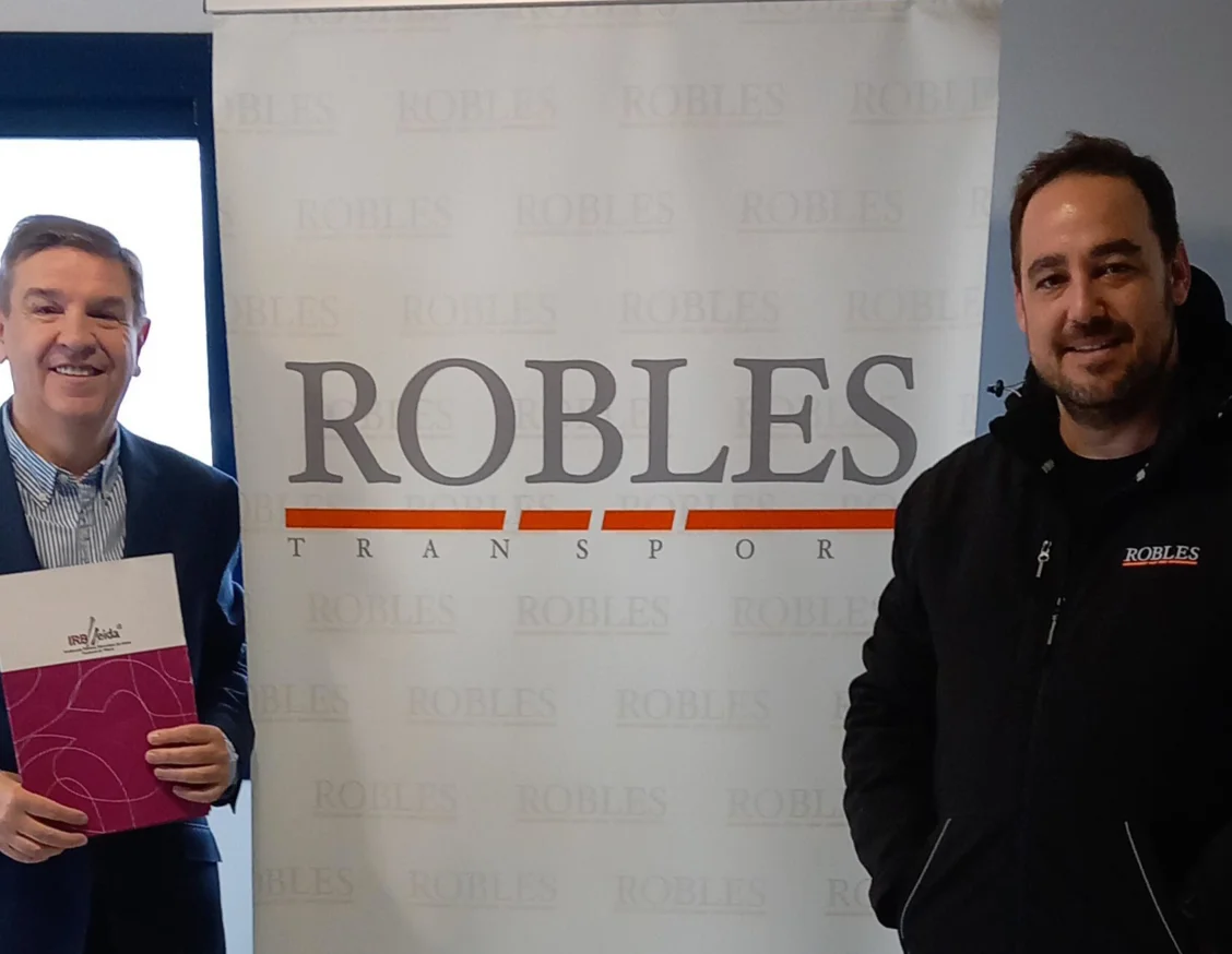 Robles Transport renews its collaboration with the IRBLleida