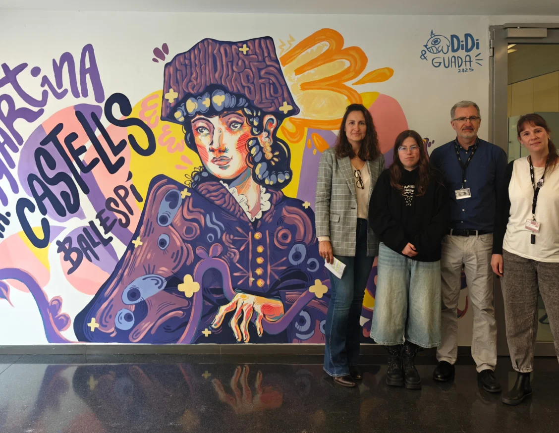L’IRBLleida inaugura el seu mural dedicat a la doctora lleidatana Martina Castells i Ballespí   