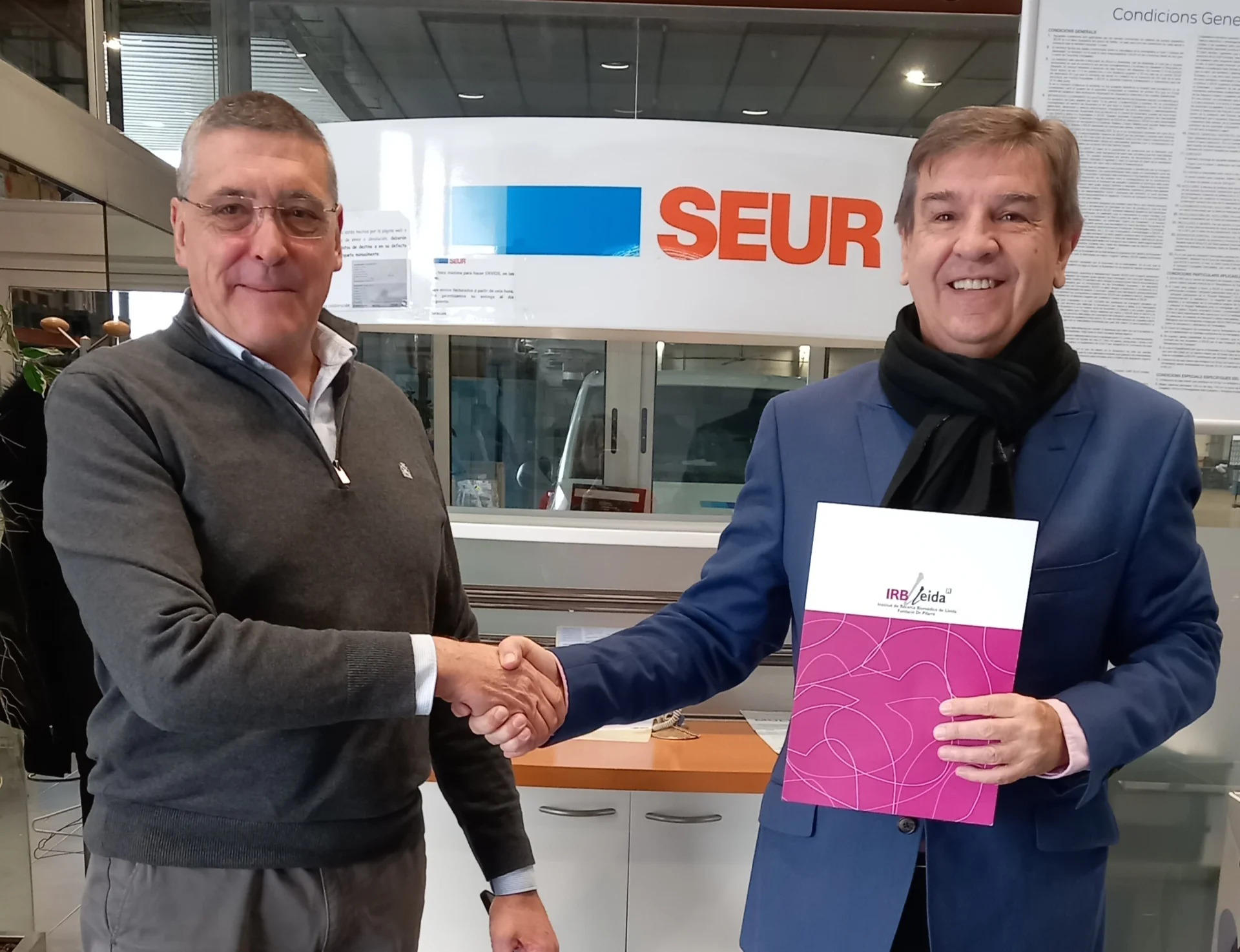 SEUR renews its collaboration with IRBLleida