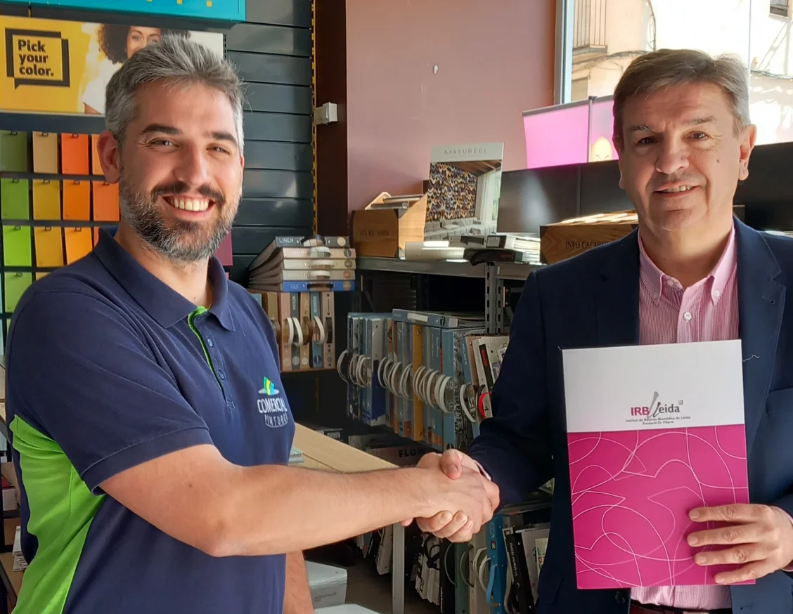 Comercial Pintures renews its collaboration with IRBLleida