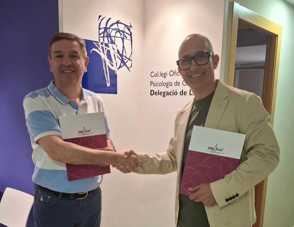 Official College of Psychology of Catalonia (Lleida branch), new collaborating entity of IRBLleida