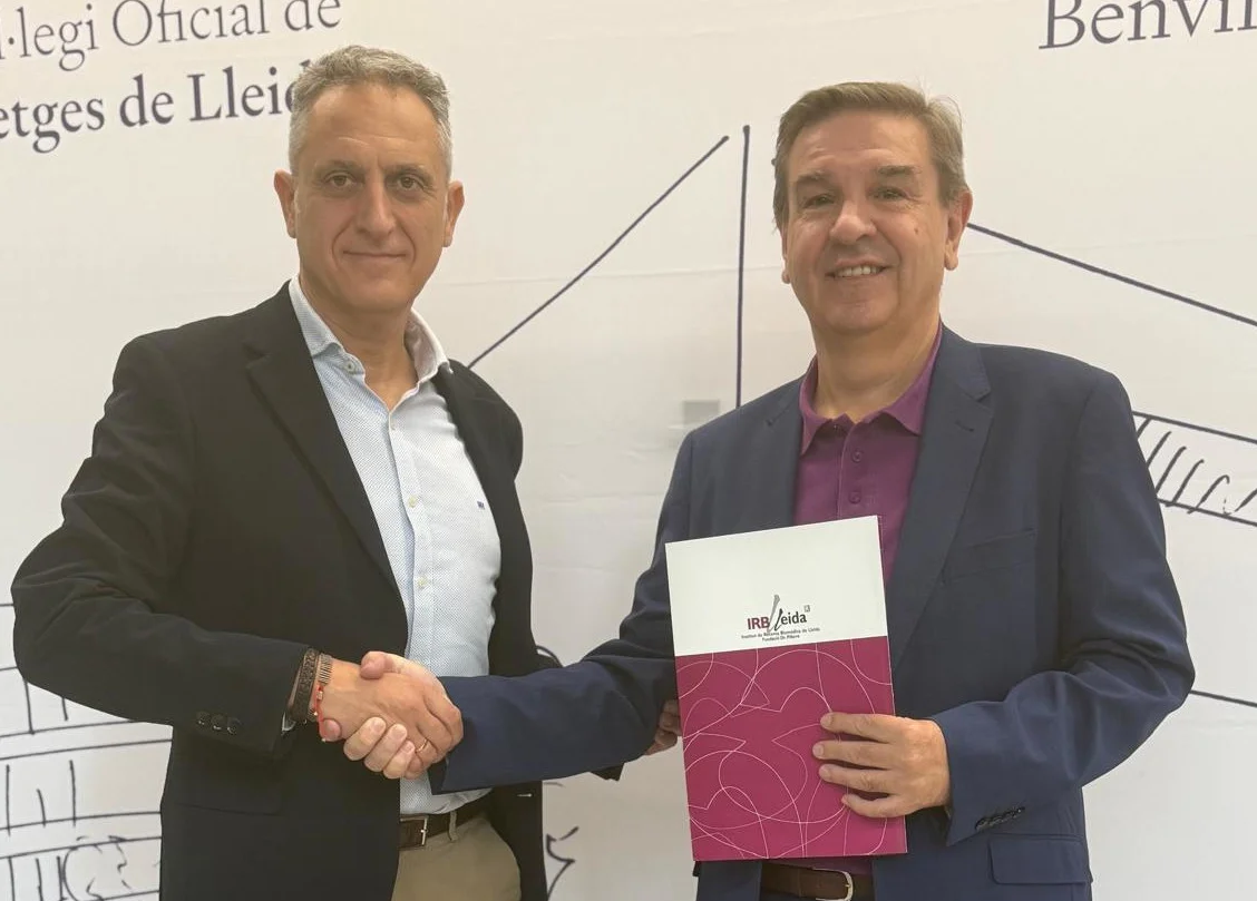 El Colegio Oficial de Médicos de Lleida renueva la colaboración con el IRBLleida