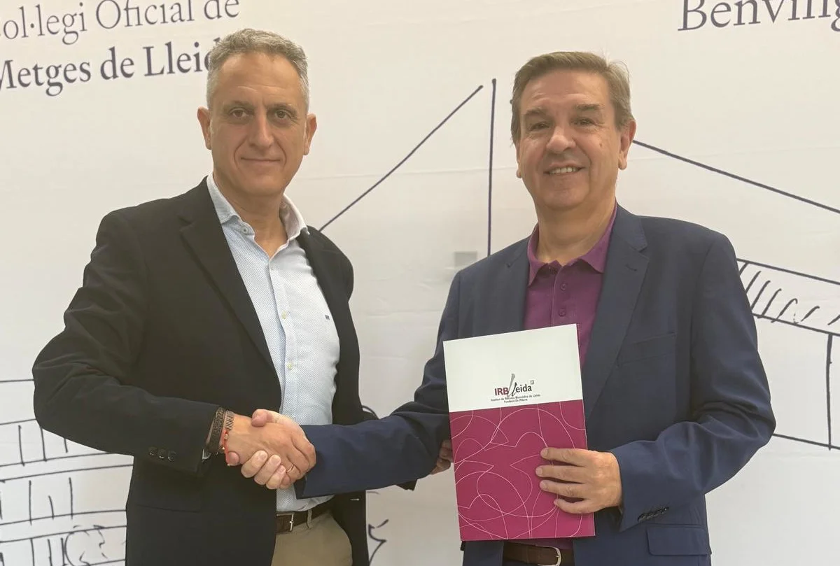 El Colegio Oficial de Médicos de Lleida renueva la colaboración con el IRBLleida