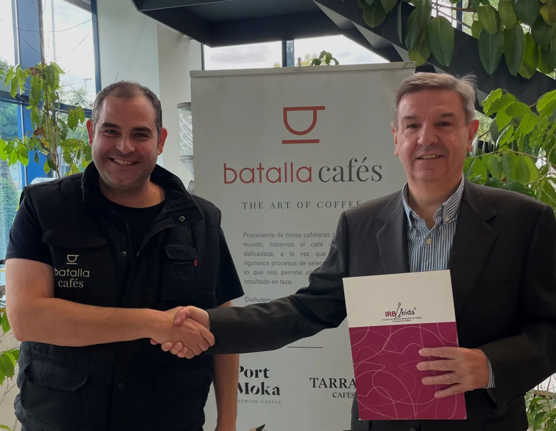 Cafès Batalla renueva su colaboración con el IRBLleida