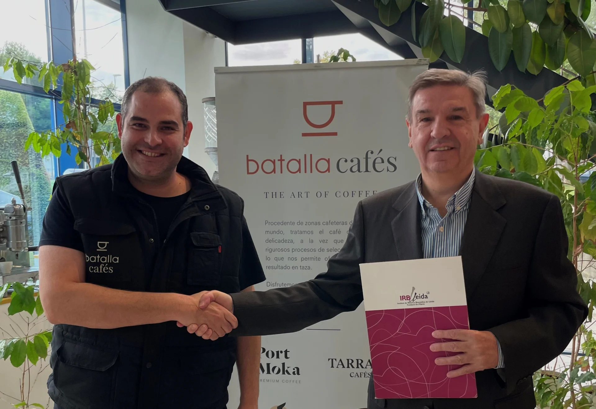 Cafés Batalla renews its collaboration with the IRBLleida