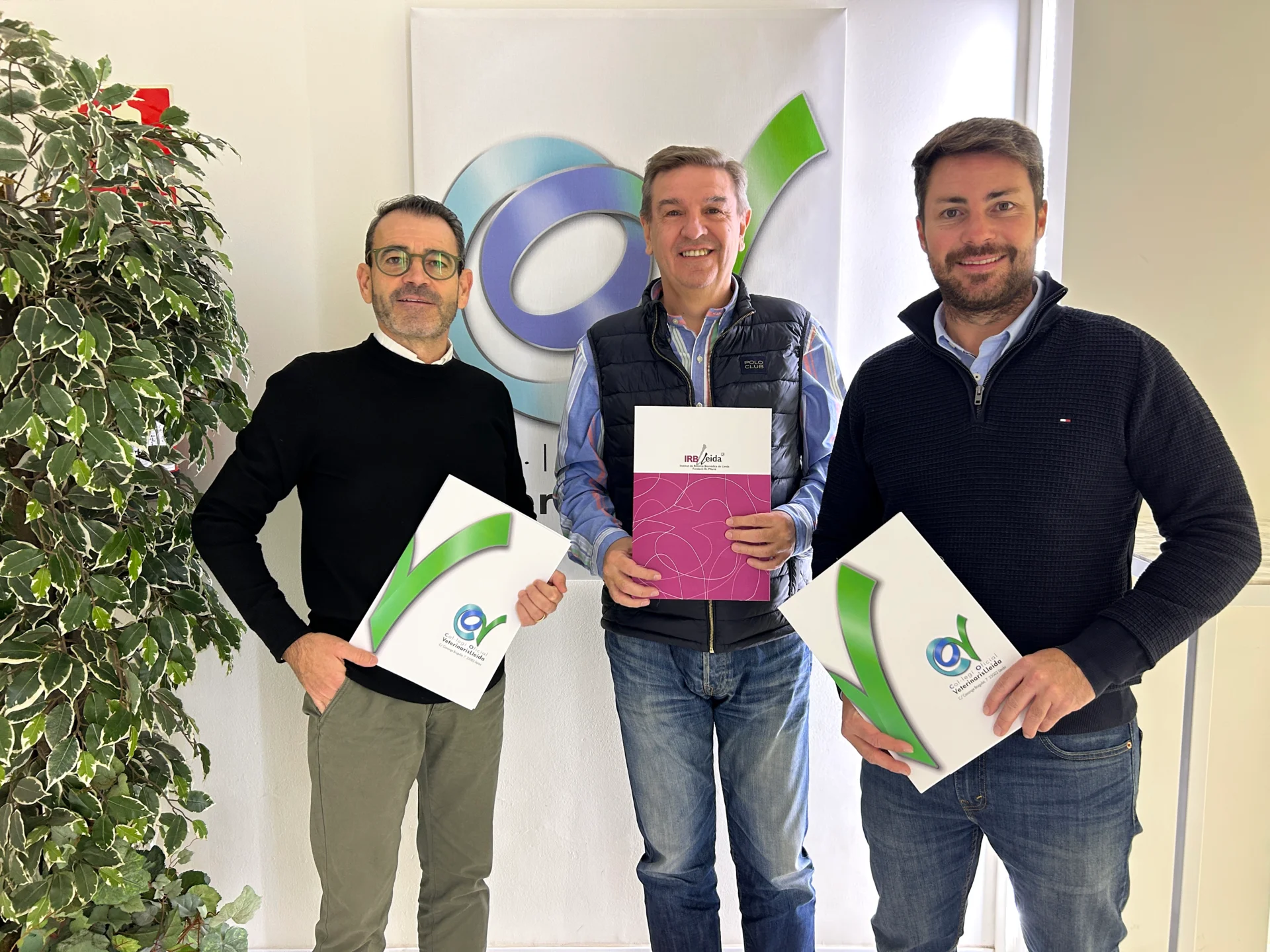El Col·legi Oficial de Veterinaris de Lleida renova la seva col·laboració amb l'IRBLleida