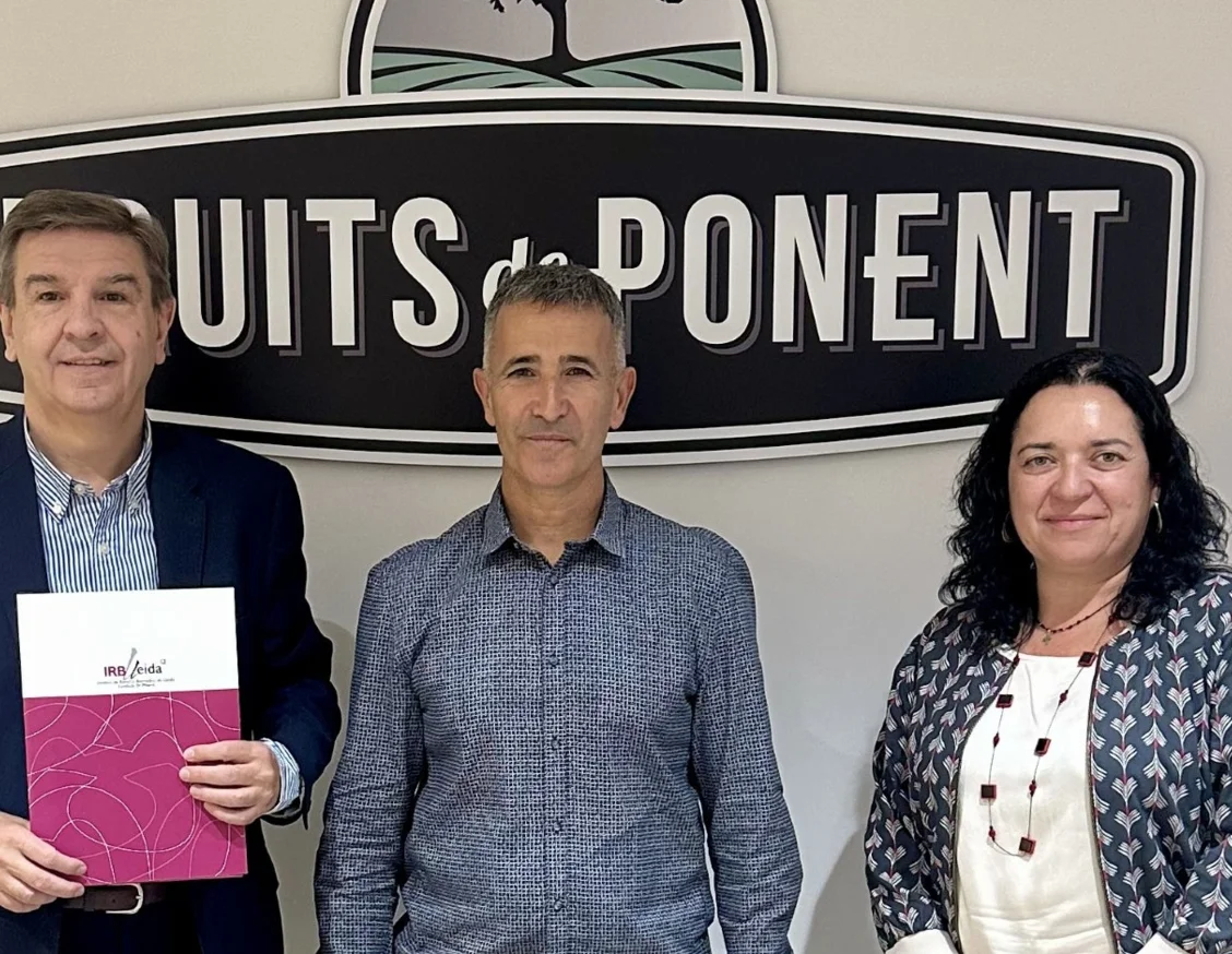 Fruits de Ponent renova la seva col·aboració amb l'IRBLleida 