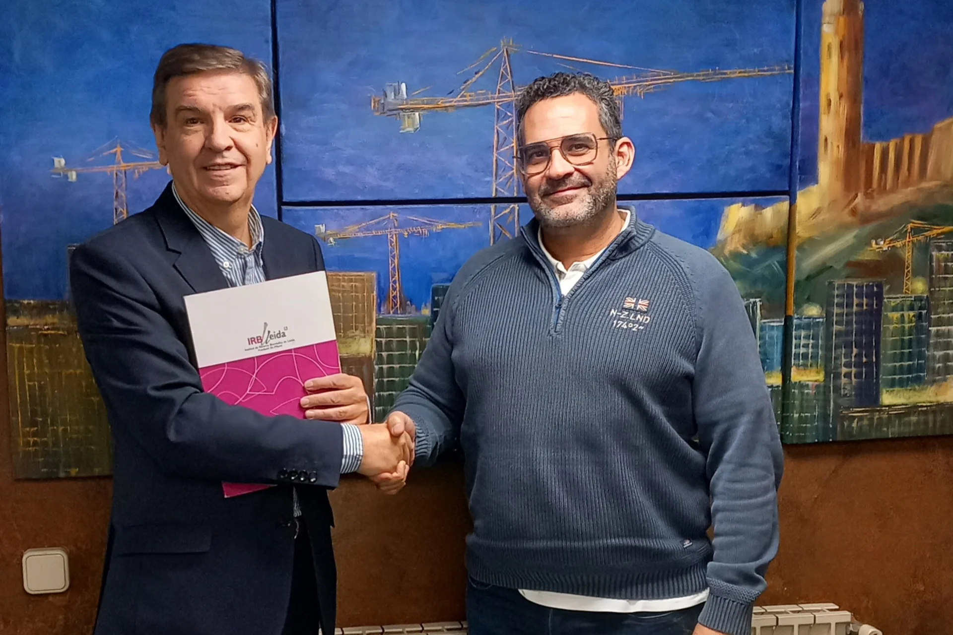 Gruas Cerezo renova la seva col·laboració amb l'IRBLleida