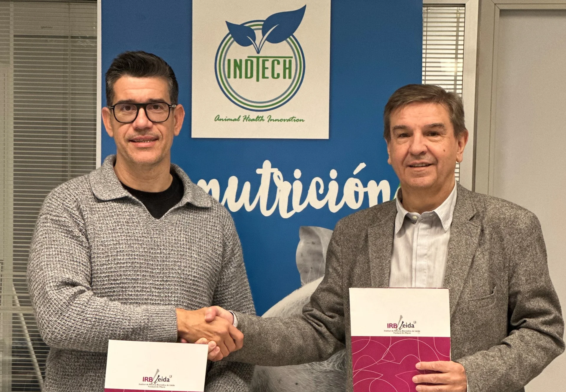 Indtech Ganadera renueva su colaboración con el IRBLleida 