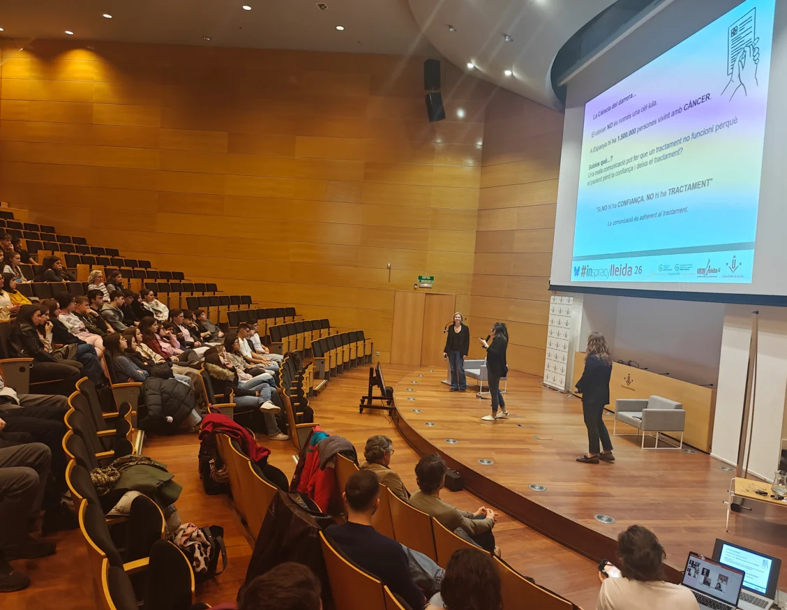 150 sixth-form students from Lleida attended the 5th INspiracy Lleida conference to encourage an interest in scientific research