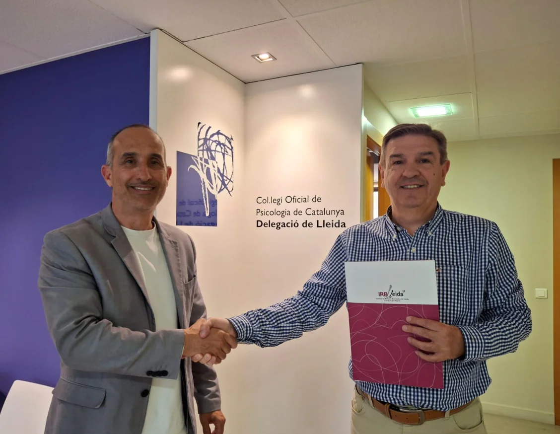 The Official College of Psychology of Catalonia (Lleida branch) renews its collaboration with the IRBLleida