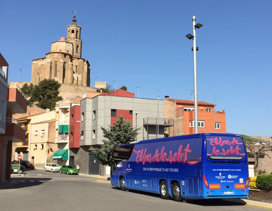 El Bus de la Salut, present at the 8th Conference of Research at the Catalan Institute of Health in Girona