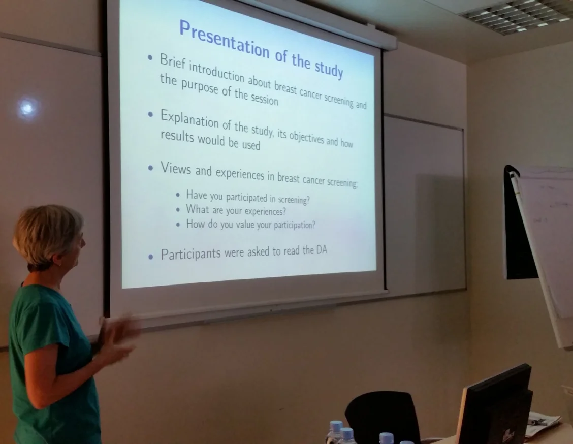 The IRBLleida, the University of Lleida and the University of Rovira i Virgili coordinated a study that promotes the participation of women in decision-making and strategies for early detection of breast cancer