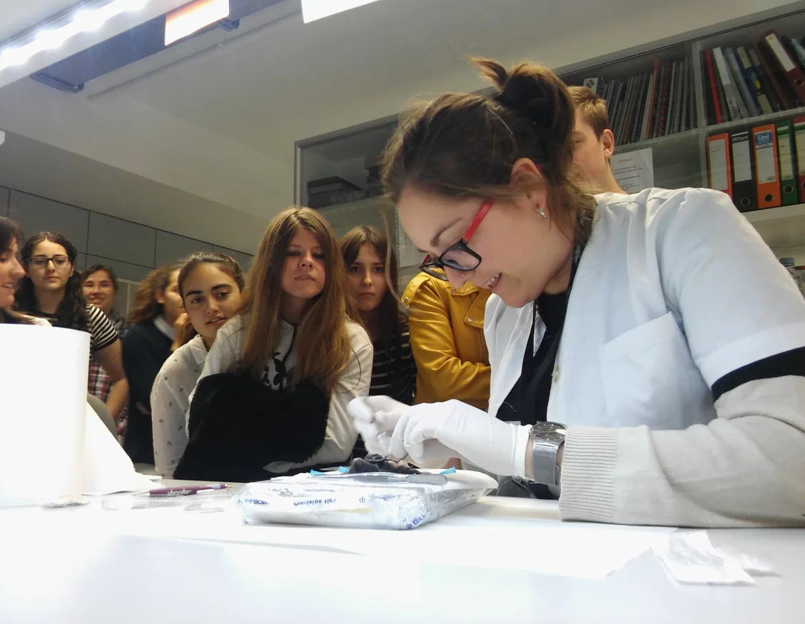 Visit of the Institute Joan Sol&agrave;, Torrefarrera