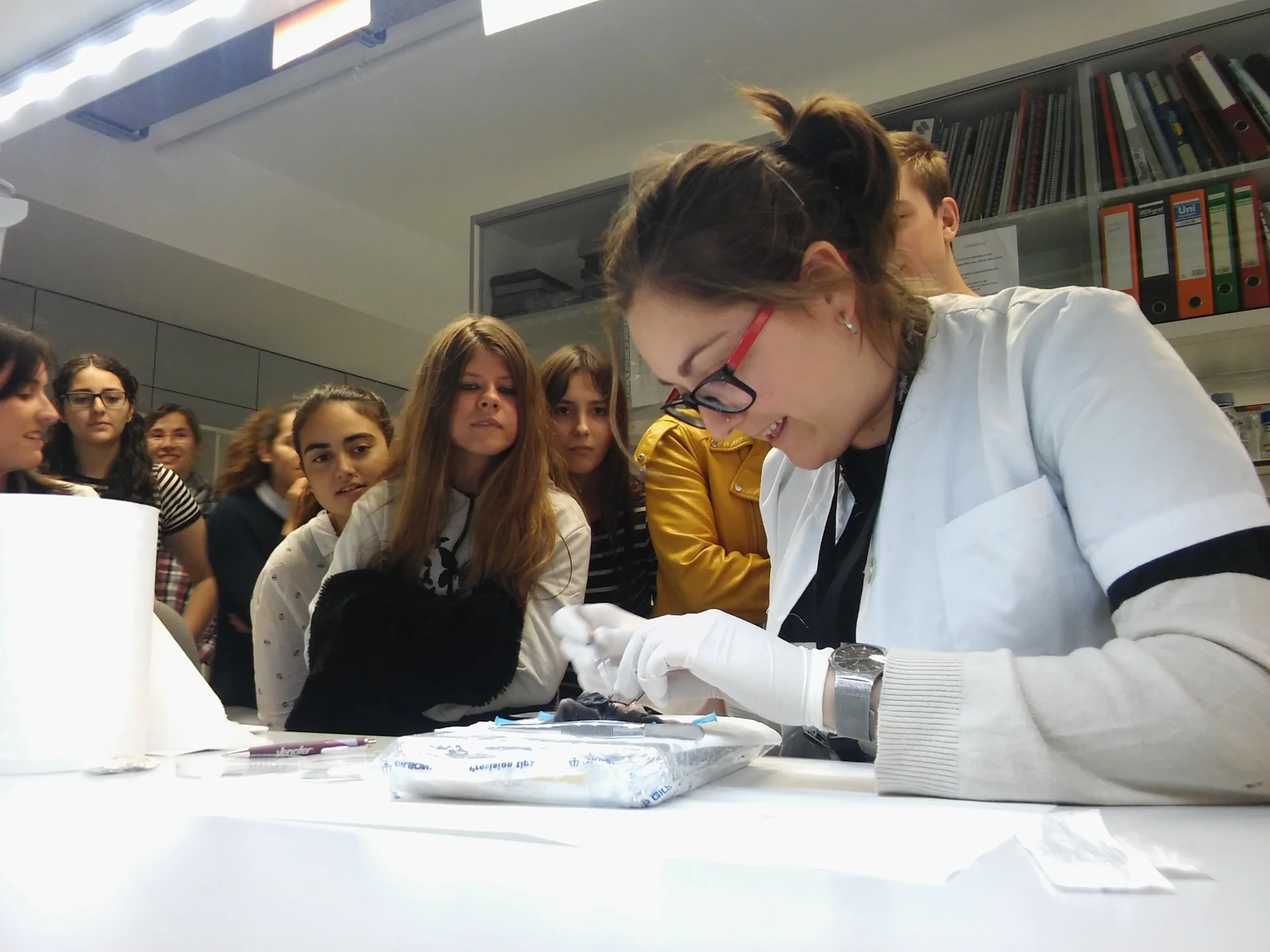 Visit of the Institute Joan Sol&agrave;, Torrefarrera