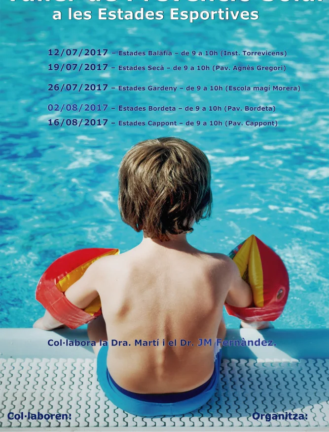 Talks about sun protection to the children of the Summer School