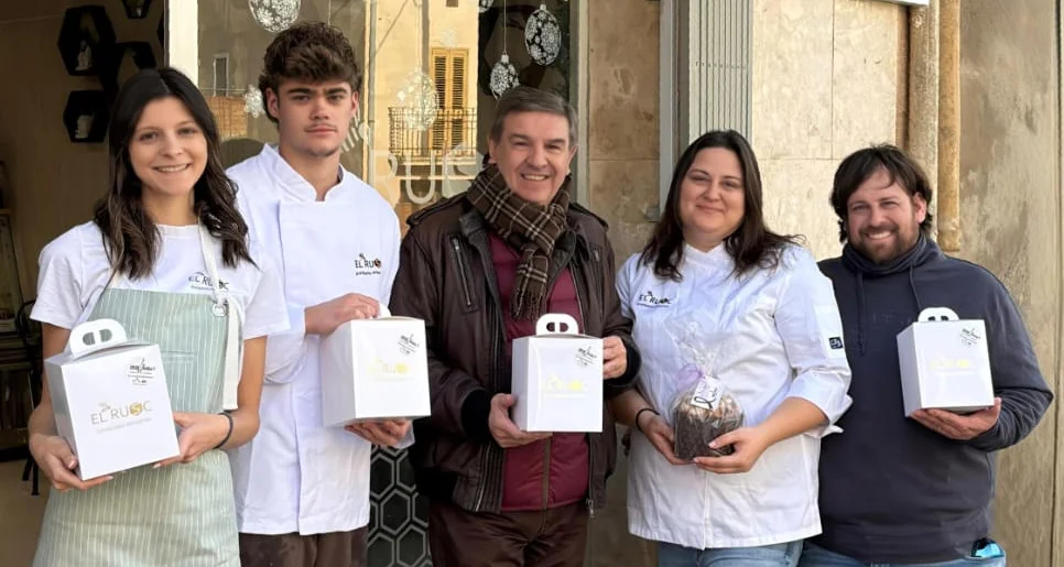 Panettone solidari amb l'IRBLleida de la pastisseria El Rusc dels Alamús 