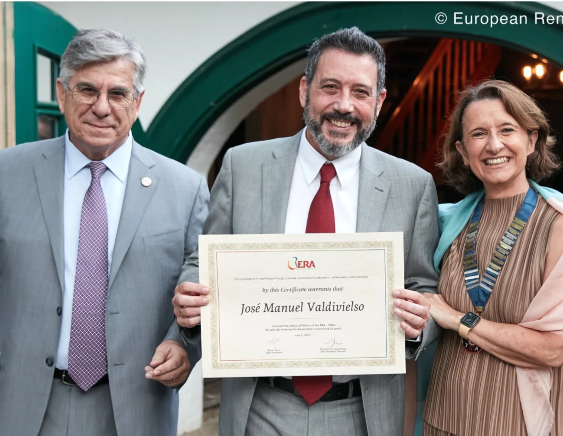 The researcher José Manel Valdivielso, recognised by the European Renal Association for his research work in the field of nephrology