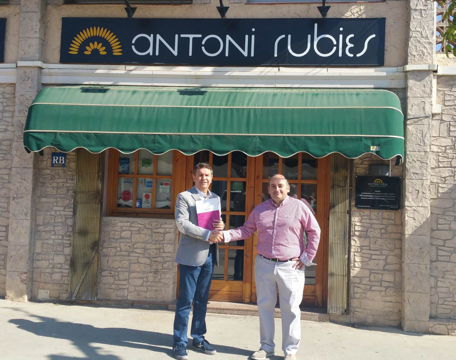 The Antoni Rubies Restaurant and the IRBLleida sign a collaboration agreement