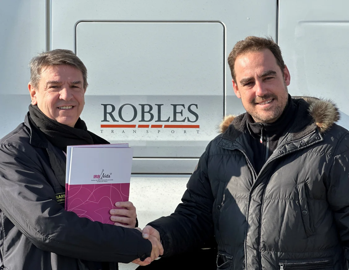 Robles Transport renova la seva col·laboració amb l'IRBLleida