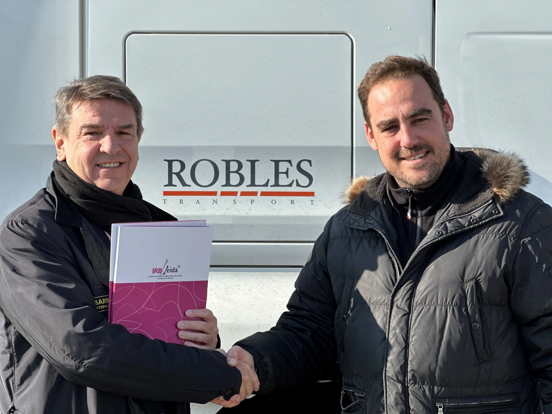 Robles Transport renews its collaboration with the IRBLleida