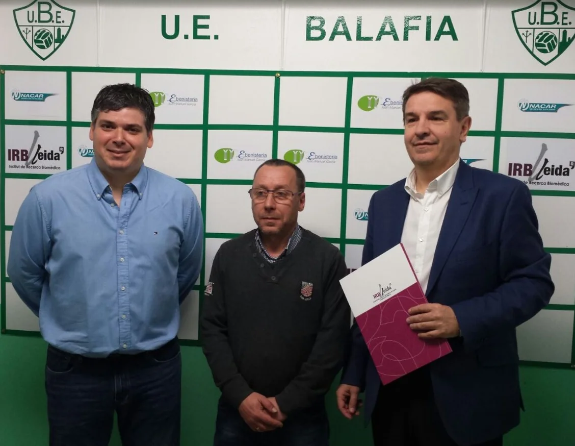 The UE Balàfia will collaborate with IRBLleida in a pioneering project