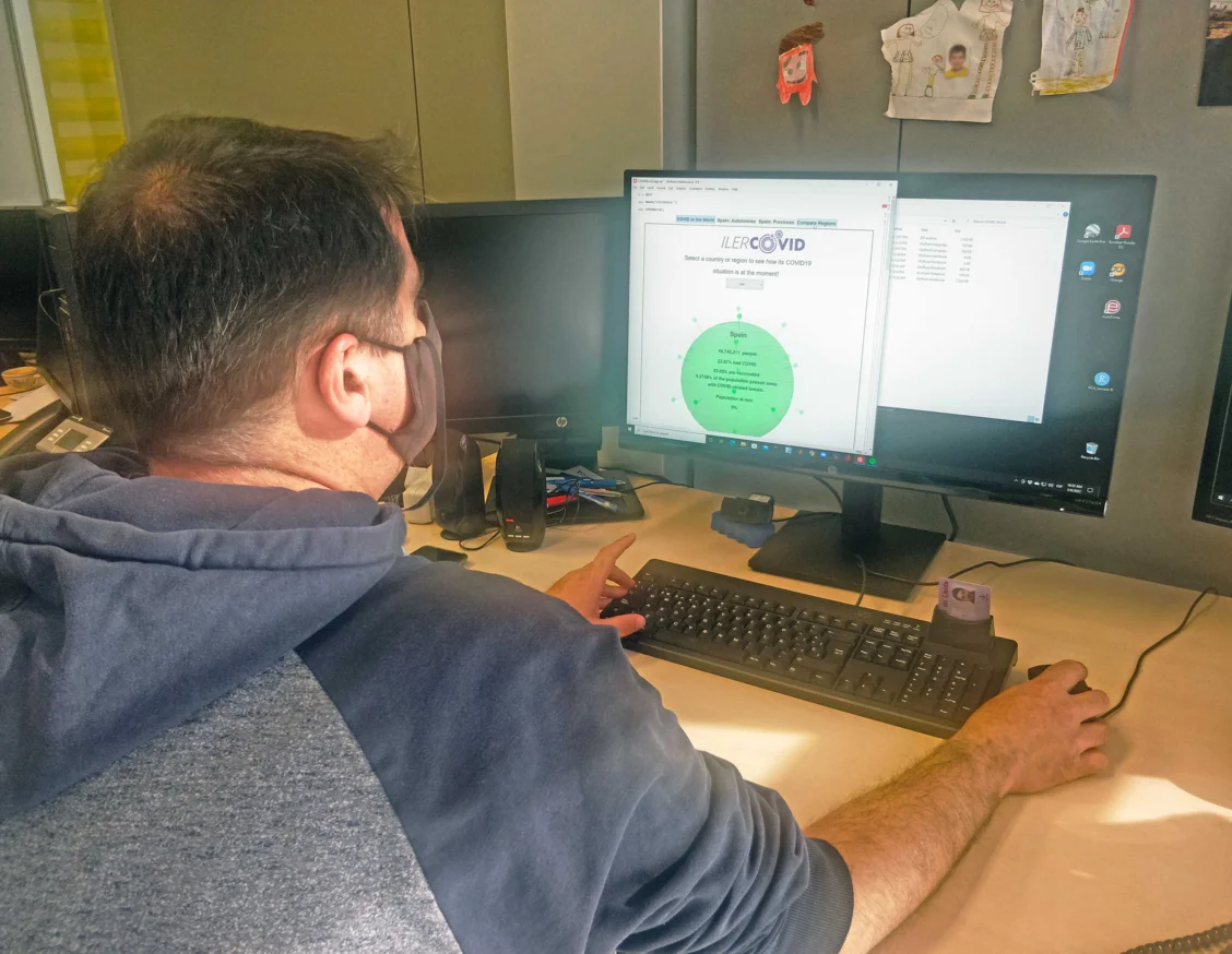Aplicació gratuïta per monitorar la COVID-19 al món en temps real