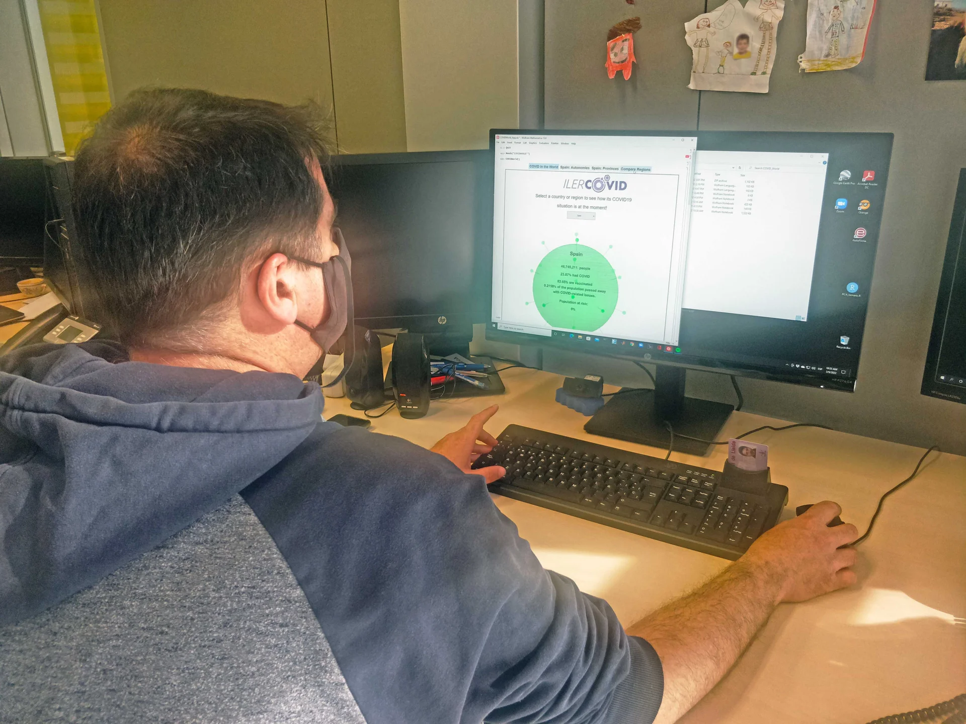 Aplicació gratuïta per monitorar la COVID-19 al món en temps real