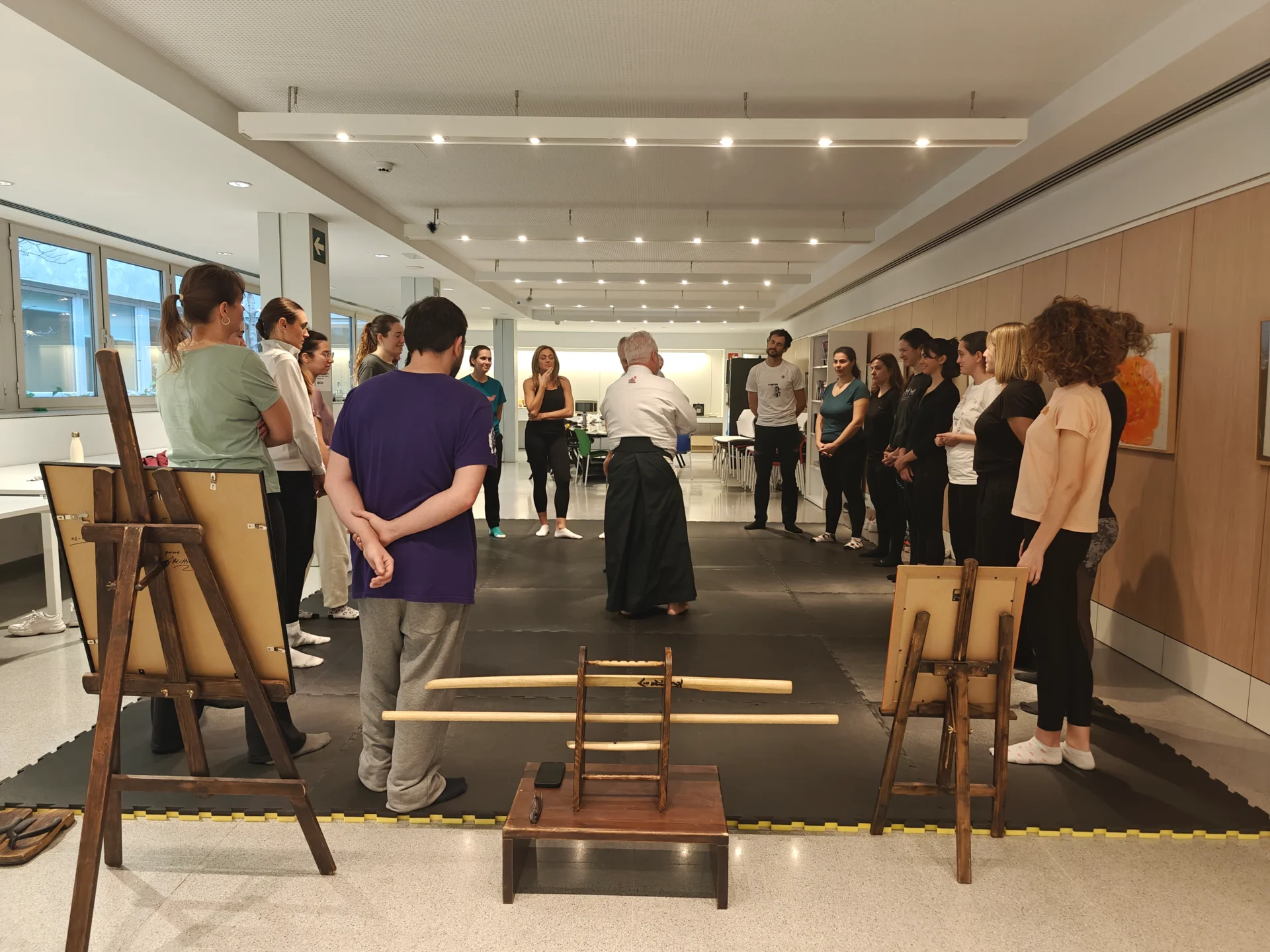 The IRBLleida Equality Commission organises an aikido workshop to mark the International Day for the Elimination of Violence Against Women