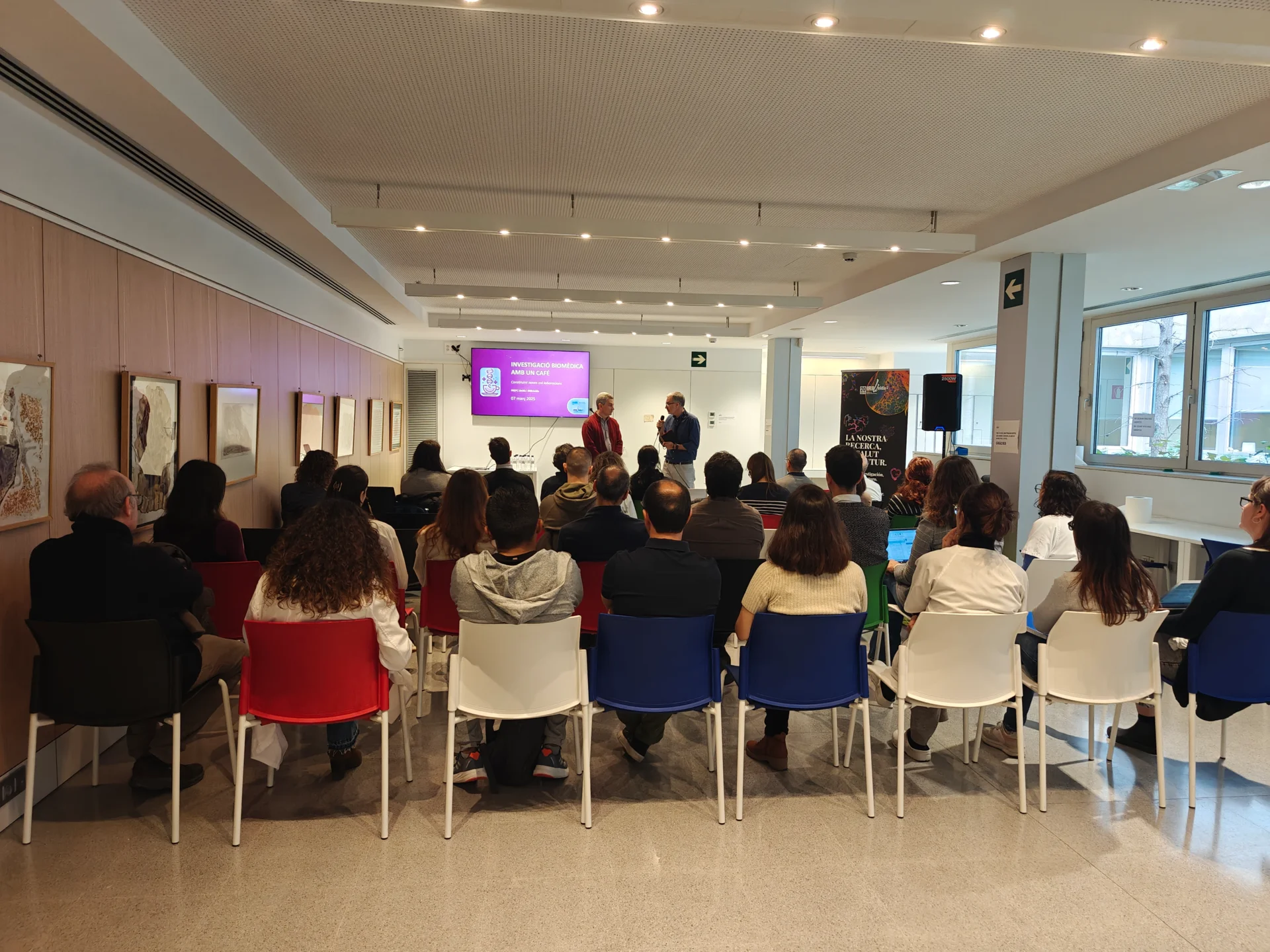First meeting between INEFC Lleida and IRBLleida research staff to find research synergies