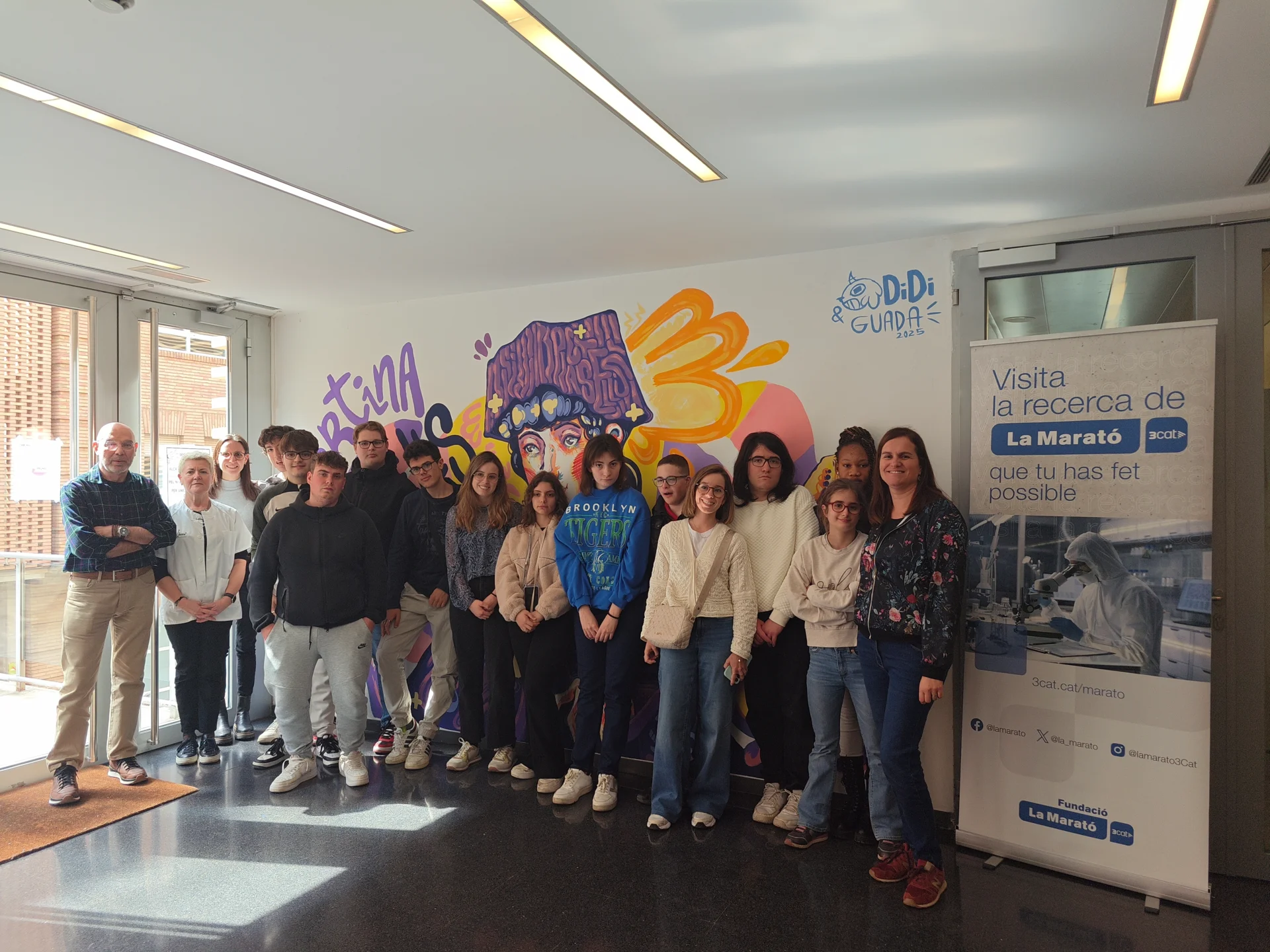 50 personas participan en las visitas del IRBLleida para conocer los proyectos financiados por la Maratón de 3CAT