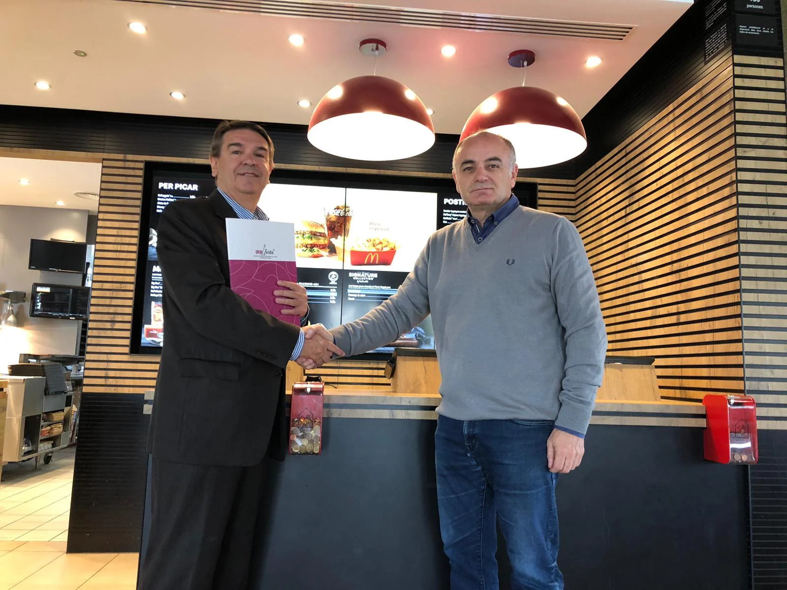 McDonald's Lleida renews its collaboration with IRBLleida