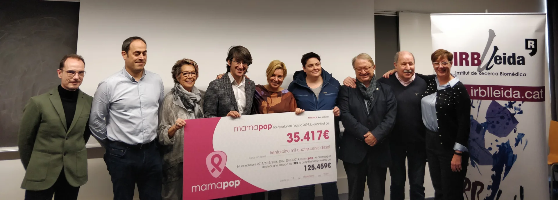 Mamapop destina 35.000 euros més a la recerca contra el càncer de mama