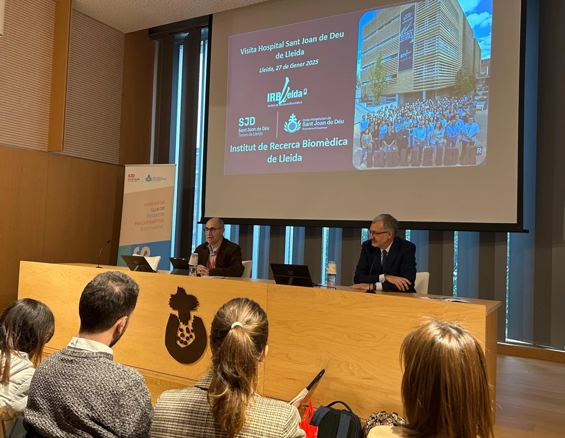 Presentación del IRBLleida en el Hospital Sant Joan de Déu Terres de Lleida