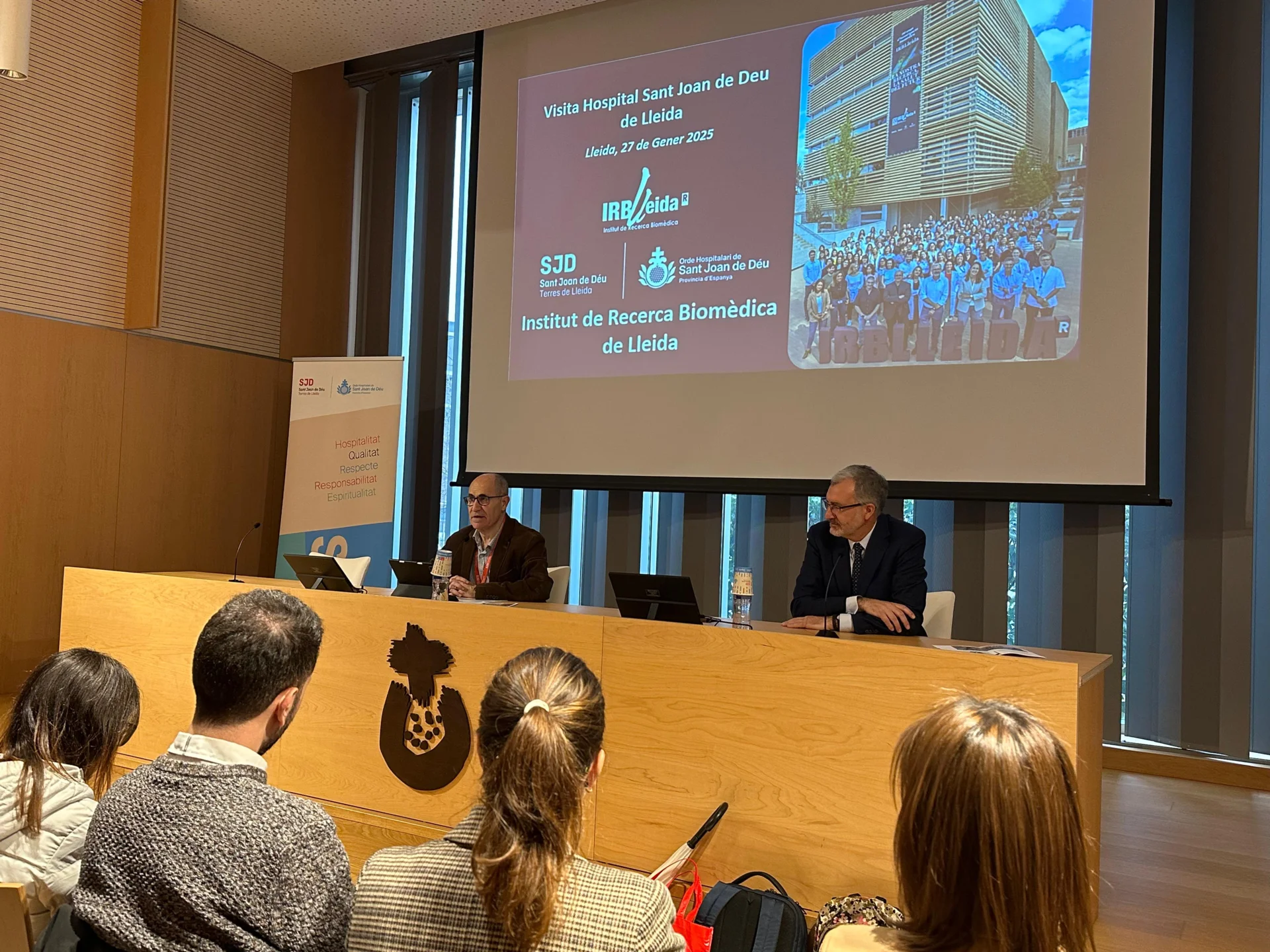 Presentation of the IRBLleida at the Hospital Sant Joan de Déu Terres de Lleida