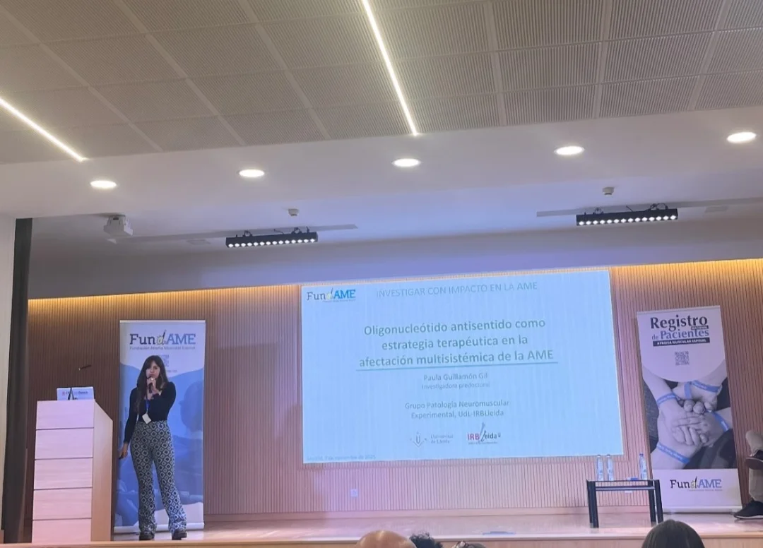 L'IRBLleida, present a 'Investigar con impacto en la AME'