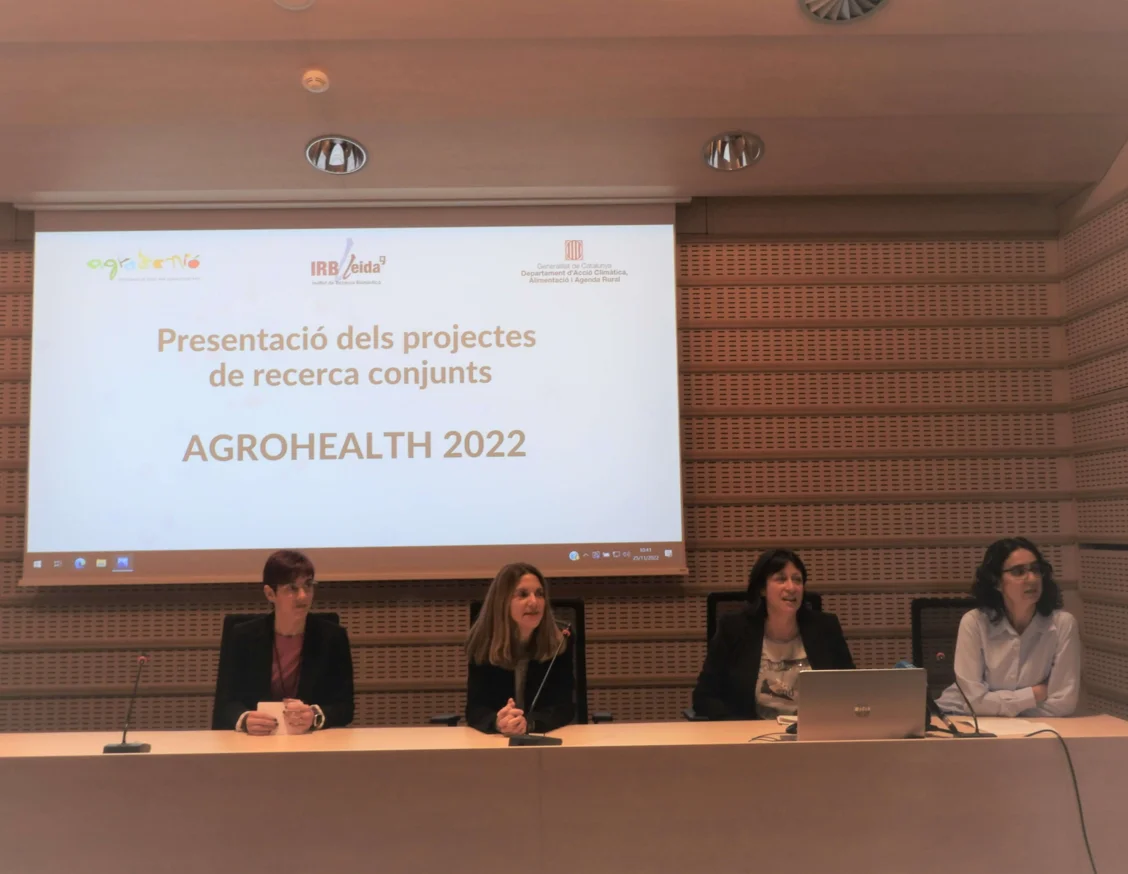 Agrotecnio i l’IRBLleida inicien tres projectes de recerca conjunts sobre agroalimentació i salut