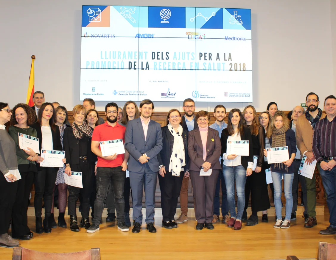 The Institute of Ilerdencs Studies hosts the act of delivery of grants for the promotion of health research