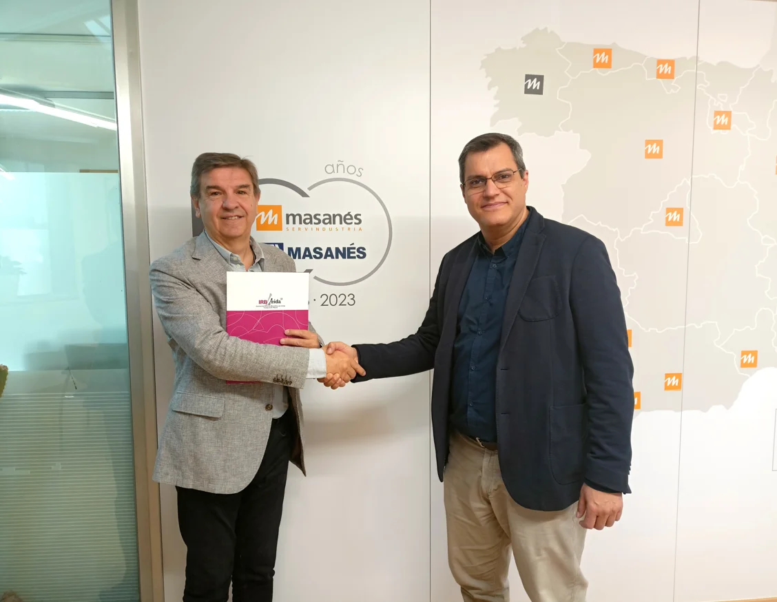 Masanés Servindustria renews its collaboration with the IRBLleida