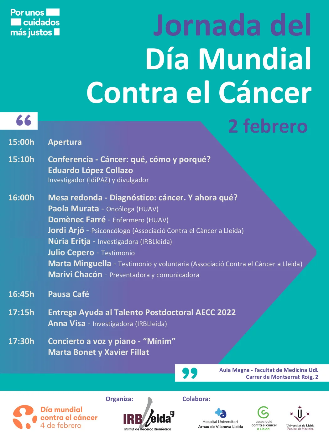 Jornada del Dia Mundial Contra el Càncer