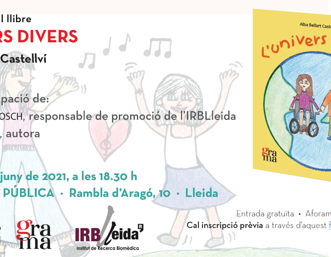 Presentació del llibre 'L'univers divers' sobre malalties minoritàries a la Biblioteca Pública de Lleida