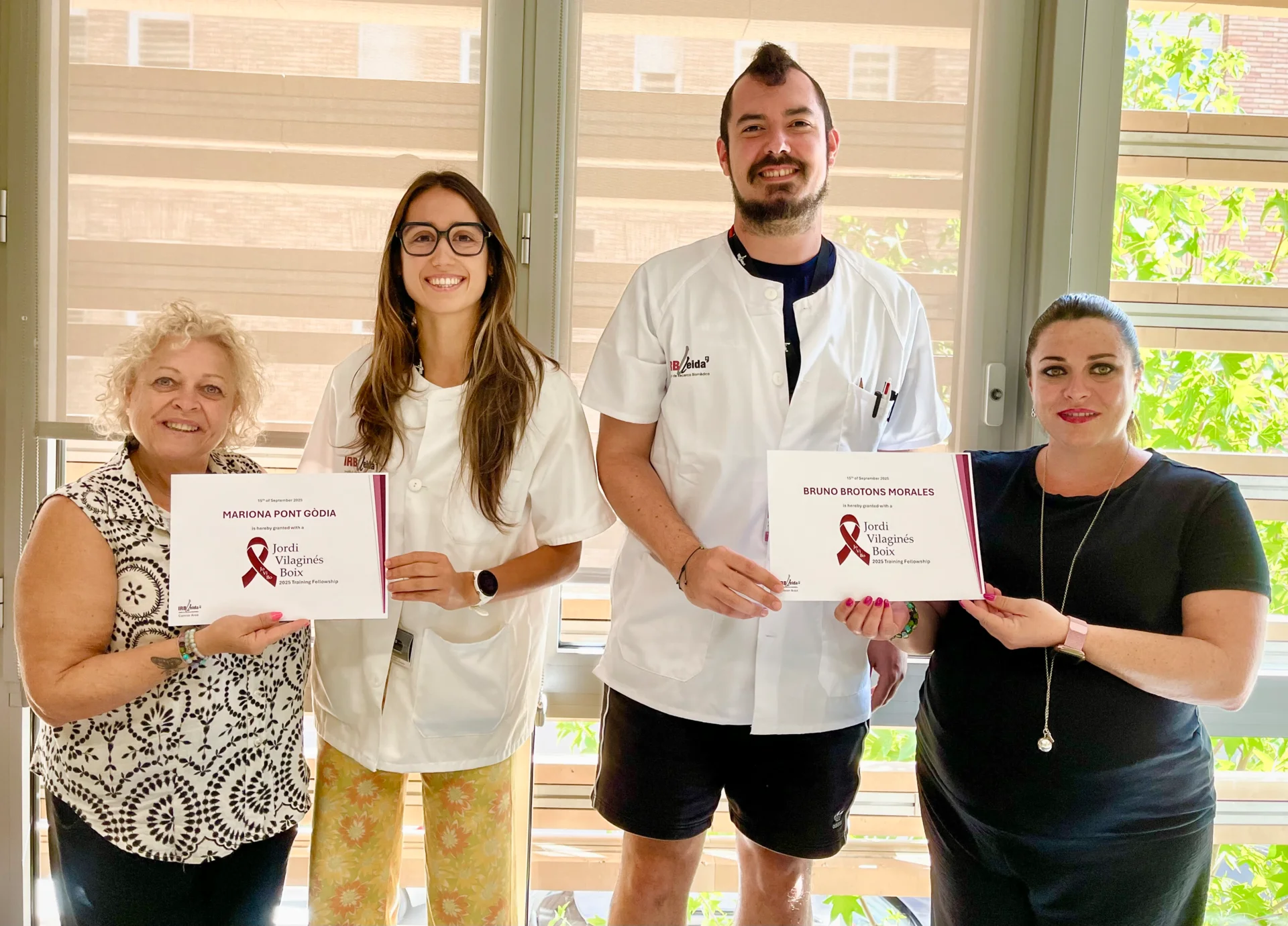 Presentation of the 1st edition of the Jordi Vilaginés Boix scholarships